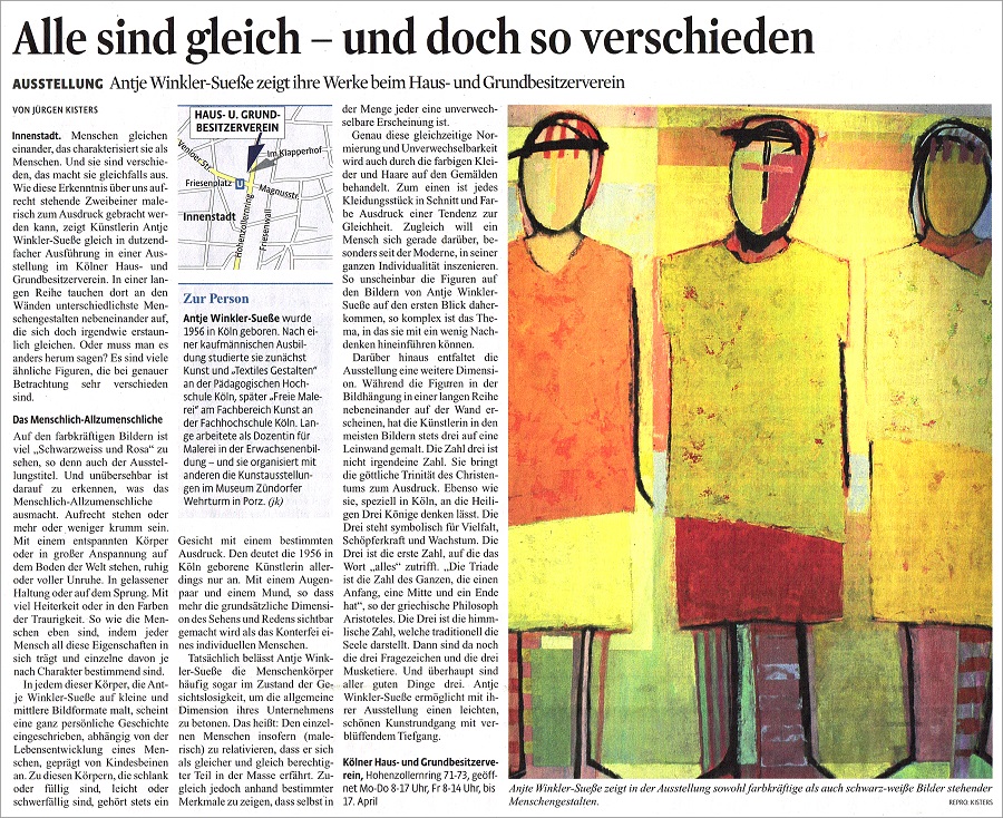 KSTA-2014 -  Artikel von Jürgen Kisters